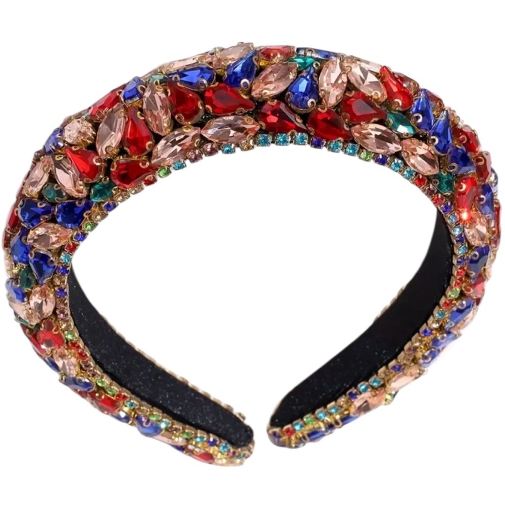 Colorful Luxury Thin Rhinestone Headband
